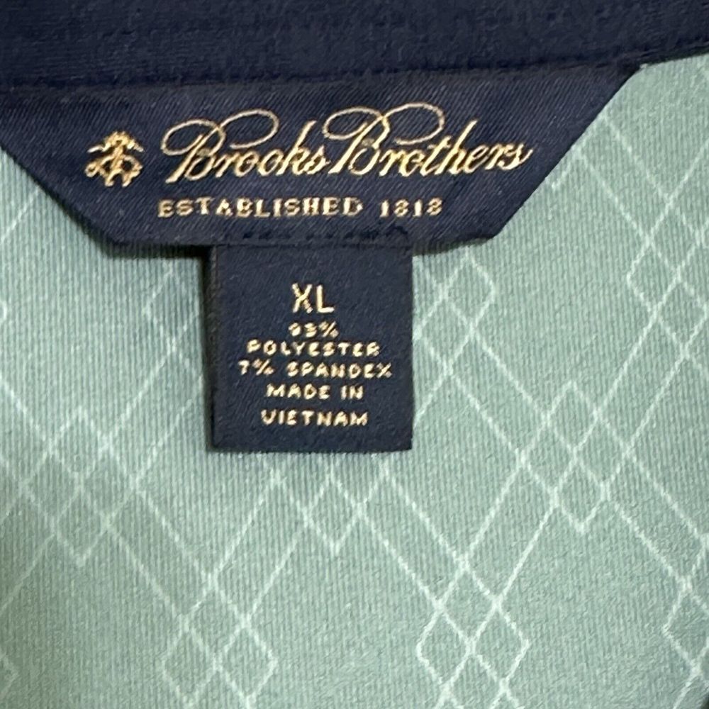 Brooks Brothers Polyester Performance Short Sleeve Golf Polo Shirt‎ XL - Picture 7 of 9